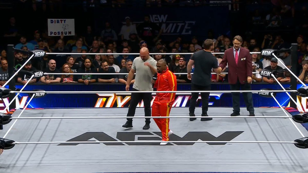 Stoke making some good points. Says people in AEW can get away like: • Darby Allin did with burning Jack Perry • Hangman committing Arson • Ricochet using Scissors • Jon Moxley’s terrorism SO HE'S THE NEW AGENT FOR FTR AND LIFTED THEIR SUSPENSION.