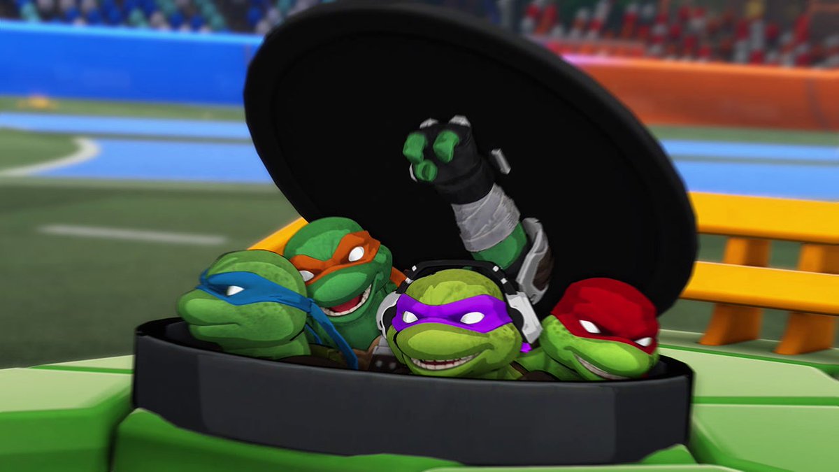Cowabunga! The Teenage Mutant Ninja Turtles have arrived in Rocket League!