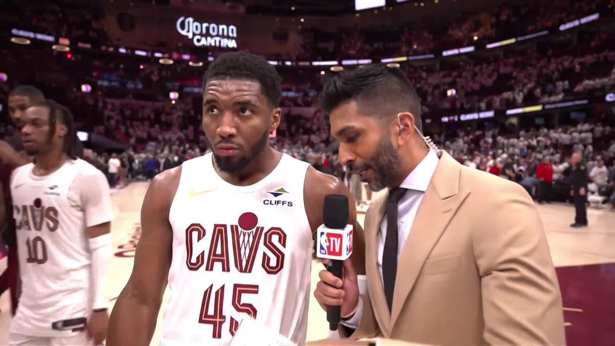 Spida took OVER in the final frame 🔥 He caught up with Nabil Karim following the Cleveland Cavaliers' Game 2 W!
