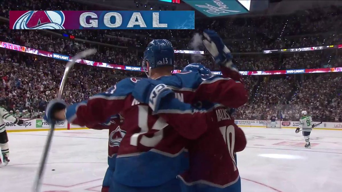 Valeri Nichushkin gets Colorado Avalanche fans on their feet early with a beautiful goal! 🤩 #StanleyCup 🇺🇸: ESPN ➡️ 🇨🇦: Sportsnet or stream on Sportsnet+ ➡️