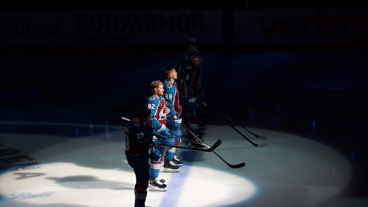 The Avs' captain is back and Colorado LOVES it 👏 (via NHL)