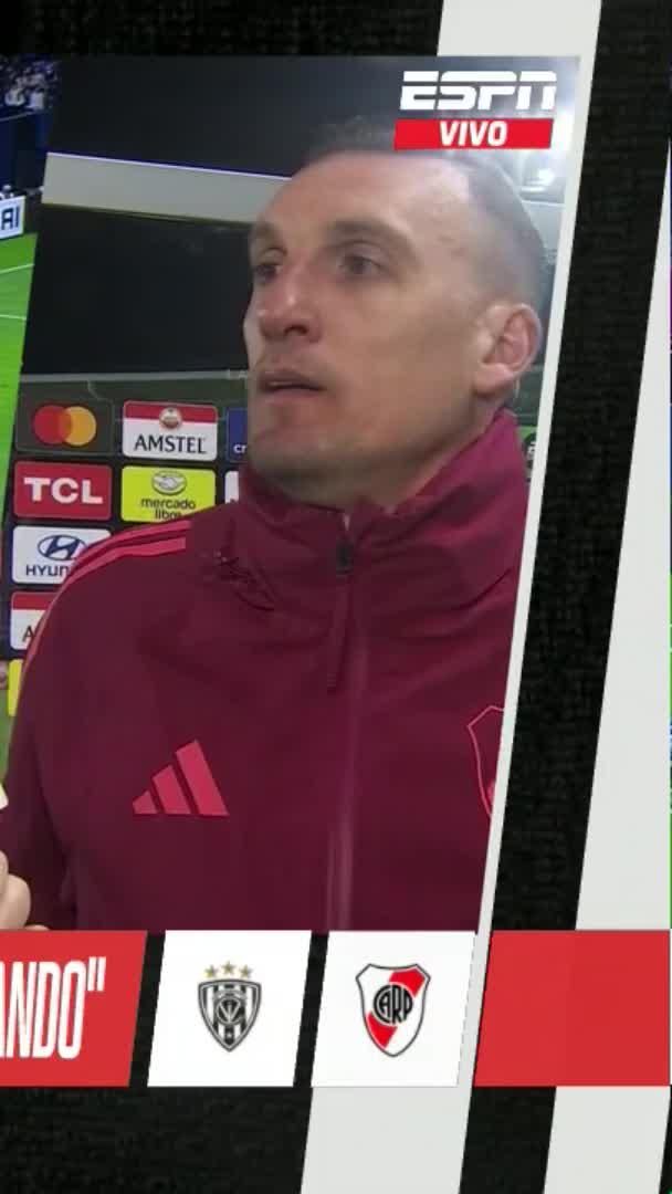 "NO NOS FIJAMOS EN ESO." 🗣 Armani sobre la baja de Cavani para el Superclásico.