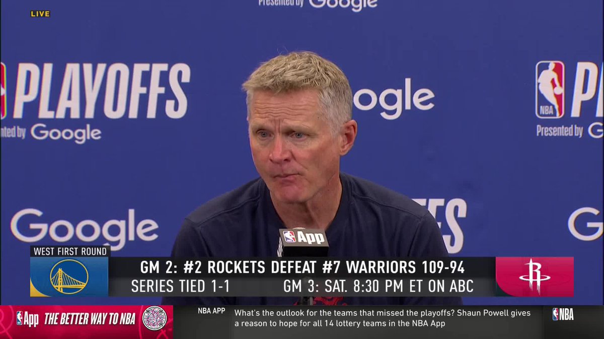 "If Jimmy's out, we have to rethink everything" Steve Kerr on Golden State's rotations if Butler is out for extended time