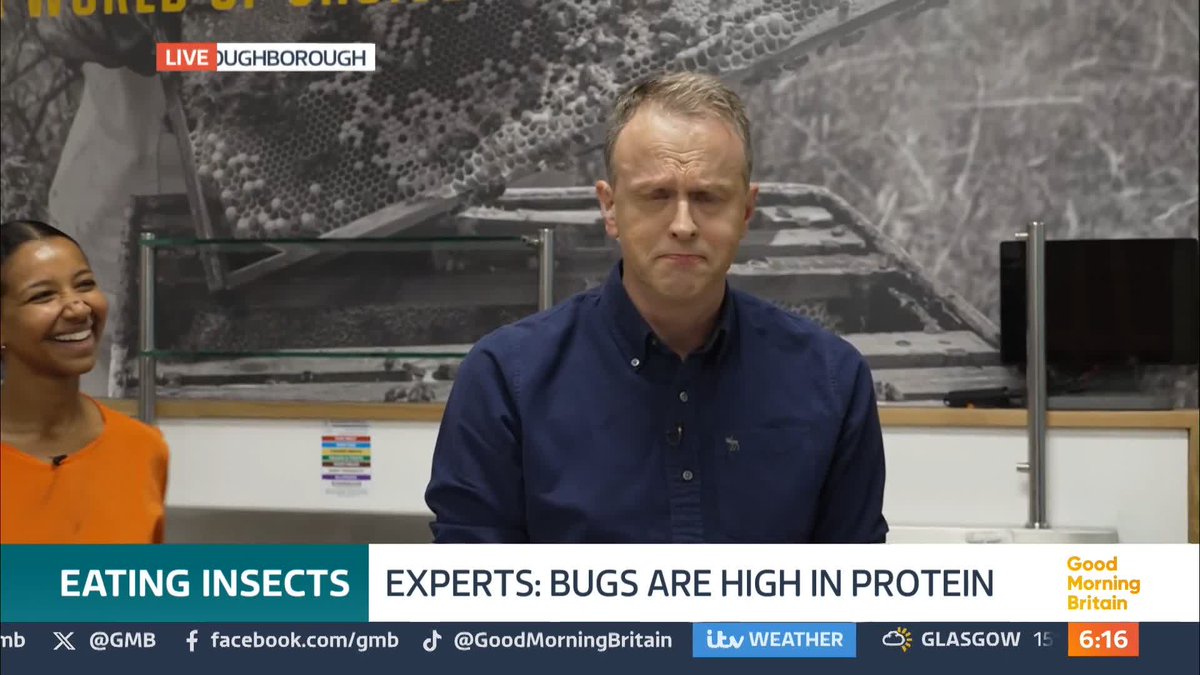 Campaigners say insects such as crickets and ants are high in protein and should be part of a balanced and nutritious diet. A conference at Nottingham University today will be told that they are sustainable and have real health benefits. @nickdixonitv reports.