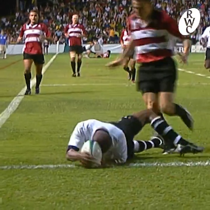 How about this for a solo try effort from Norman Ligairi 🇫🇯 #RWC2003 | Fiji Rugby Union