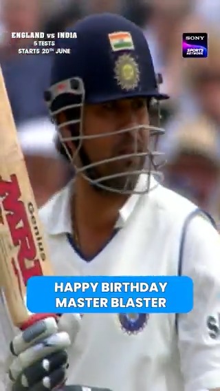 SONY EDIT FOR SACHIN TENDULKAR. 🐐