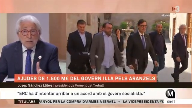 🔴 "El decret d'habitatge del govern Illa és un atemptat gravíssim contra la propietat privada i s'orienta cap a la misèria" Josep Sánchez Llibre, president de Foment del Treball (Foment del Treball Nacional) #ElsMatins3Cat ▶