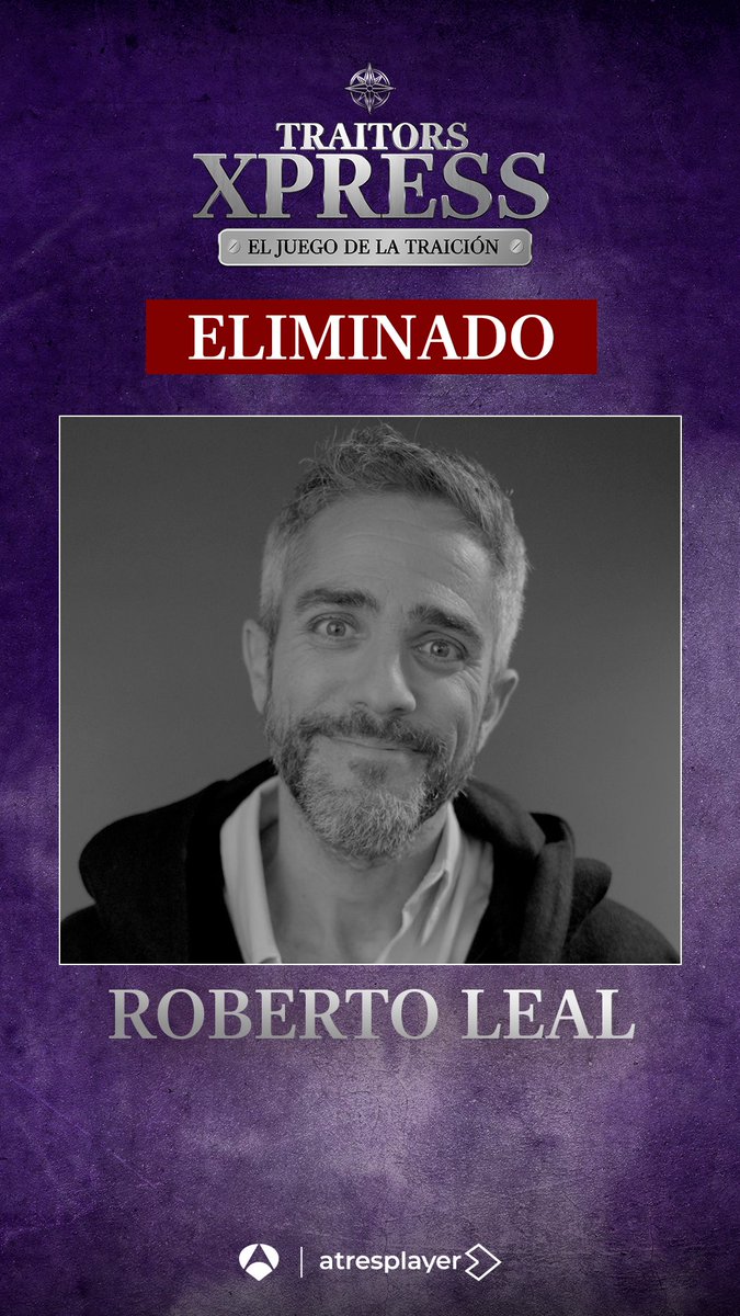 ❌ NUEVO JUGADOR CAÍDO ❌ Roberto Leal 🪁 venía dispuesto a jugar con vosotros, pero le habéis pillado... 👏 Él era 💥 TRAIDOR 💥 Enhorabuena a todos, pero todavía queda uno más entre nosotros... 😈 A las 13:00h llegan las 3ª ACUSACIONES. 📲 #TraitorsXpress
