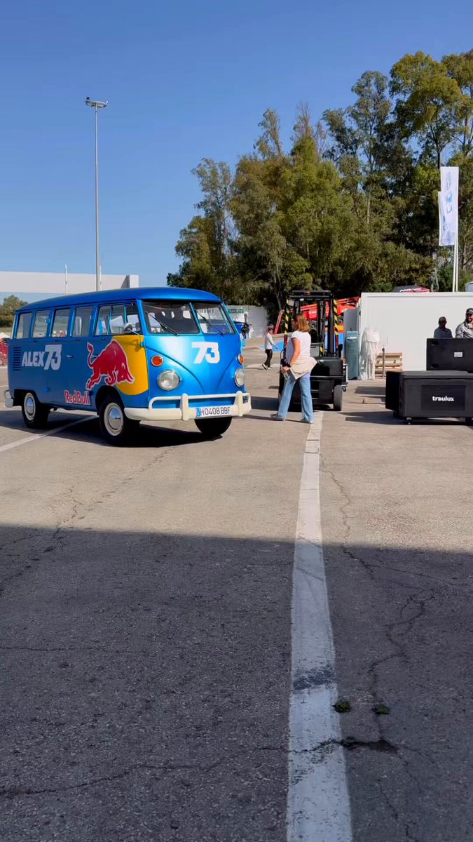 La "Alexneta" has arrived 🚐 Alex Márquez #SpanishGP 🇪🇸