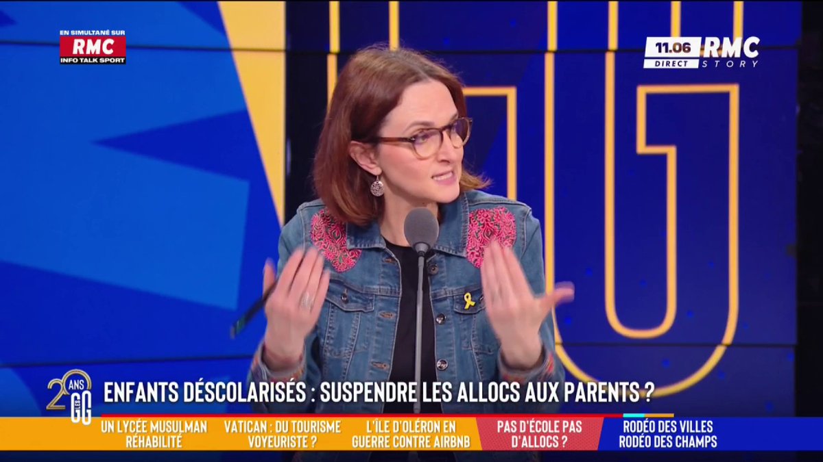 👫 Suspendre les allocs aux parents des enfants déscolarisés… efficace ? 🗣️ Barbara Lefebvre : "C'est du bon sens ! Quand c'est toute la fratrie qui n'est pas en cours, le logement social, c'est au revoir. Il faut retirer les allocs, parce que c'est nous qui payons." #GGRMC