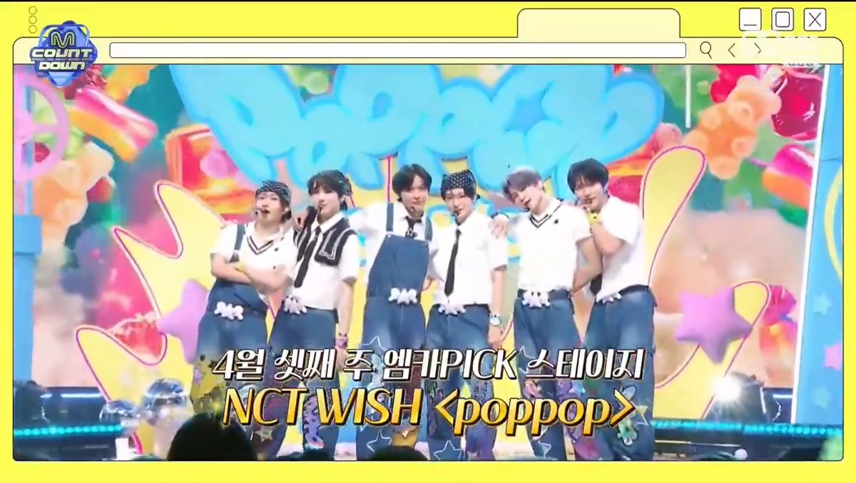 🌟 Congratulations to NCT WISH for winning the Weekly MCD Pick Stage in the 3rd week of April with “poppop”! 🥳 #NCTWISH #엔시티위시 #NCTWISH_poppop NCT WISH (250424)