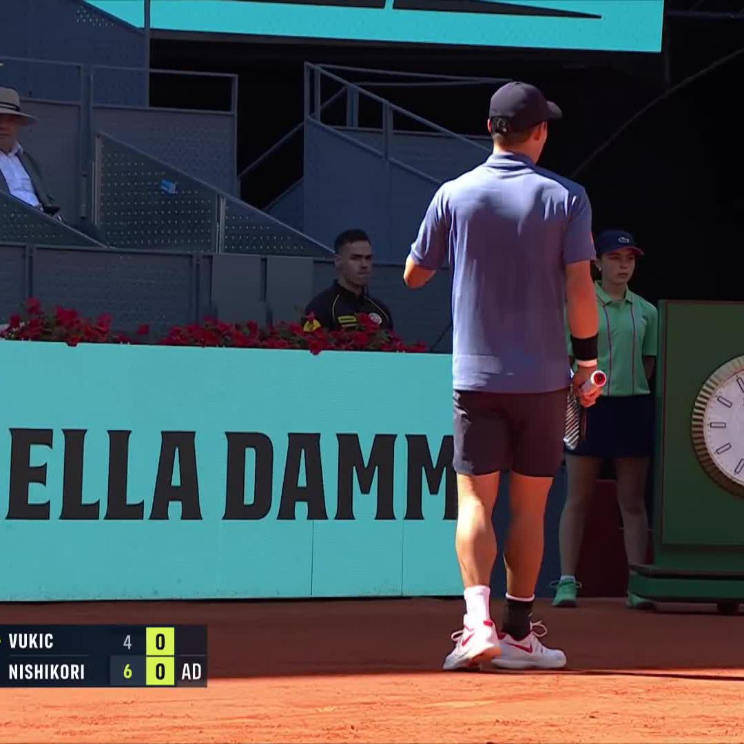 "That is a special backhand" 💫 Kei Nishikori