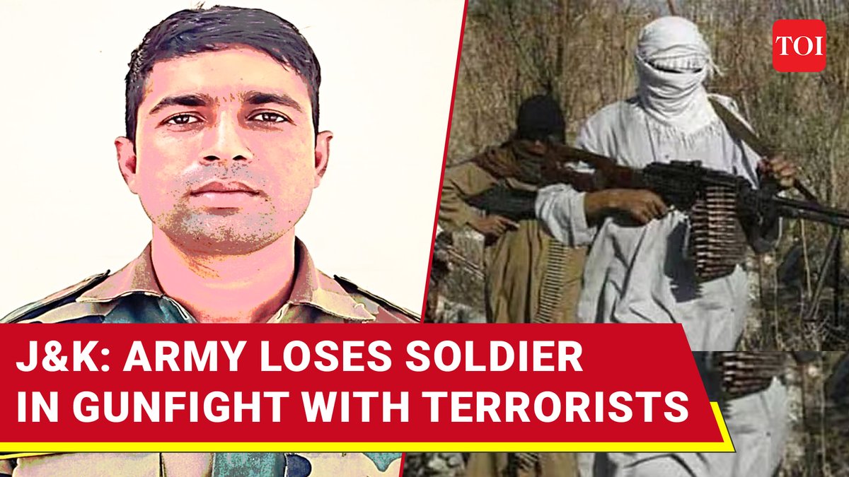 J&K: Indian soldier martyred in fierce #Udhampur gunfight as army hunts for #Pahalgam's 'butchers'