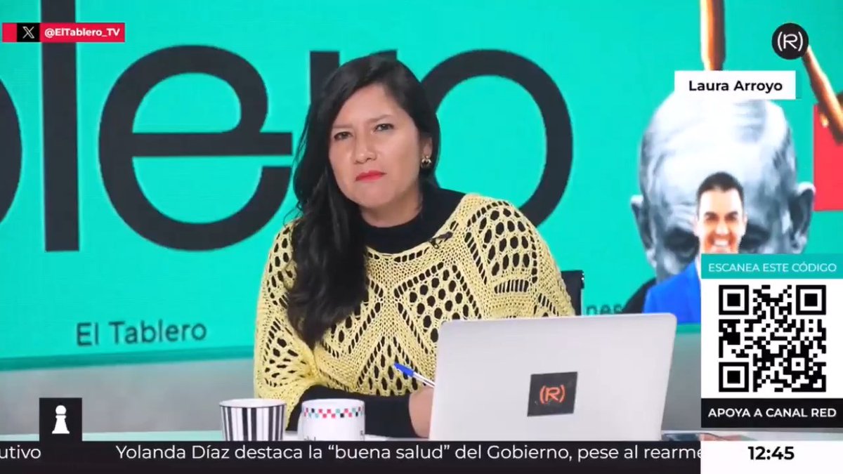 "Esto va de armas y de militarización aunque lo llamen salto tecnológico, los llamen ciberseguridad o llamen unicornios azules" El cierre de Laura Arroyo en El Tablero 👇🏽 📺 EL TABLERO |