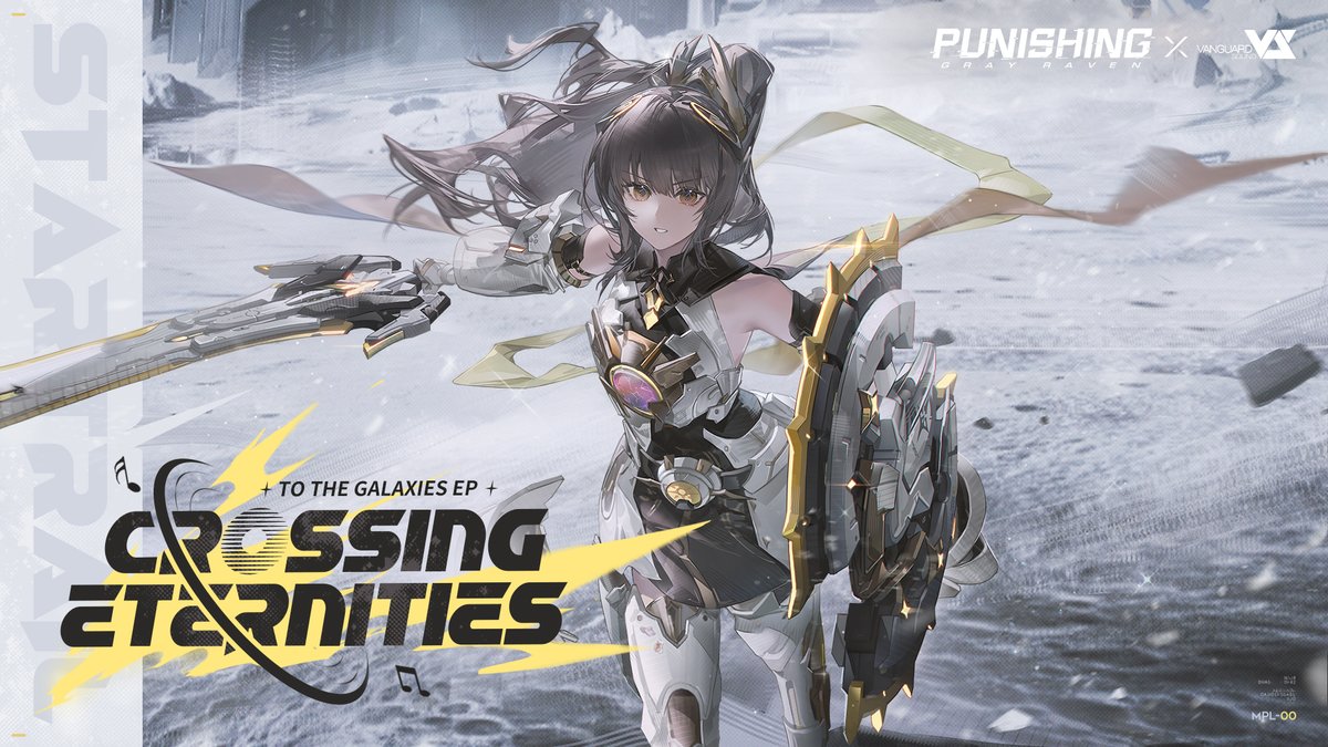 Across frozen tundras, we guard the last flames of civilization. Through rivers of time, we seek the next threads of hope. Toward the future, we are the torches that bring warmth and light. [To the Galaxies] EP - Crossing Eternities is now available. #punishinggrayraven #PGR
