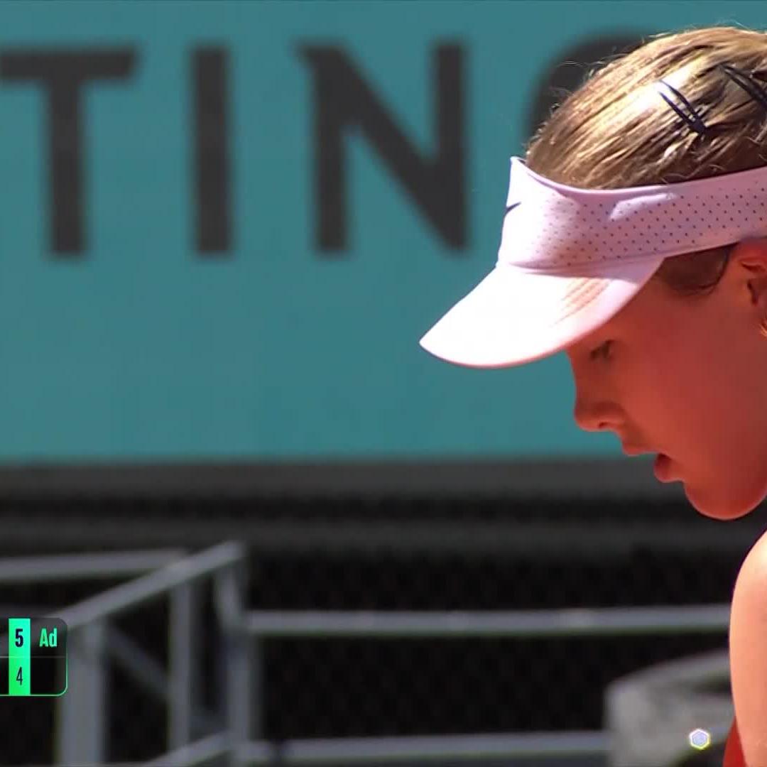 The perfect start 🤩 Mirra Andreeva moves through after an excellent match against Bouzkova, 6-3, 6-4! #MMOPEN