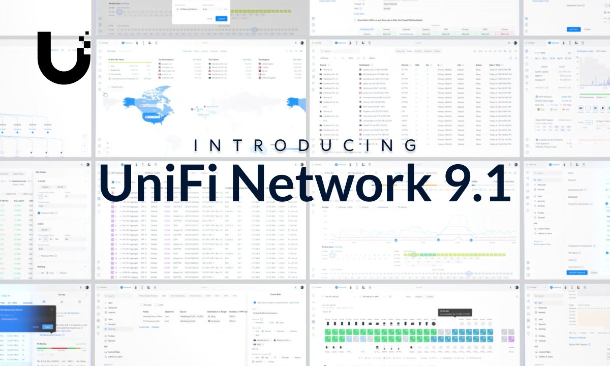 Introducing: UniFi Network 9.1 🔹 Real-time Traffic Flow Visibility 🔹 Smarter QoS for Voice and Video 🔹 Airview: Smarter WiFi Diagnostics 🔹 New Mobile App Features and more! Learn more: