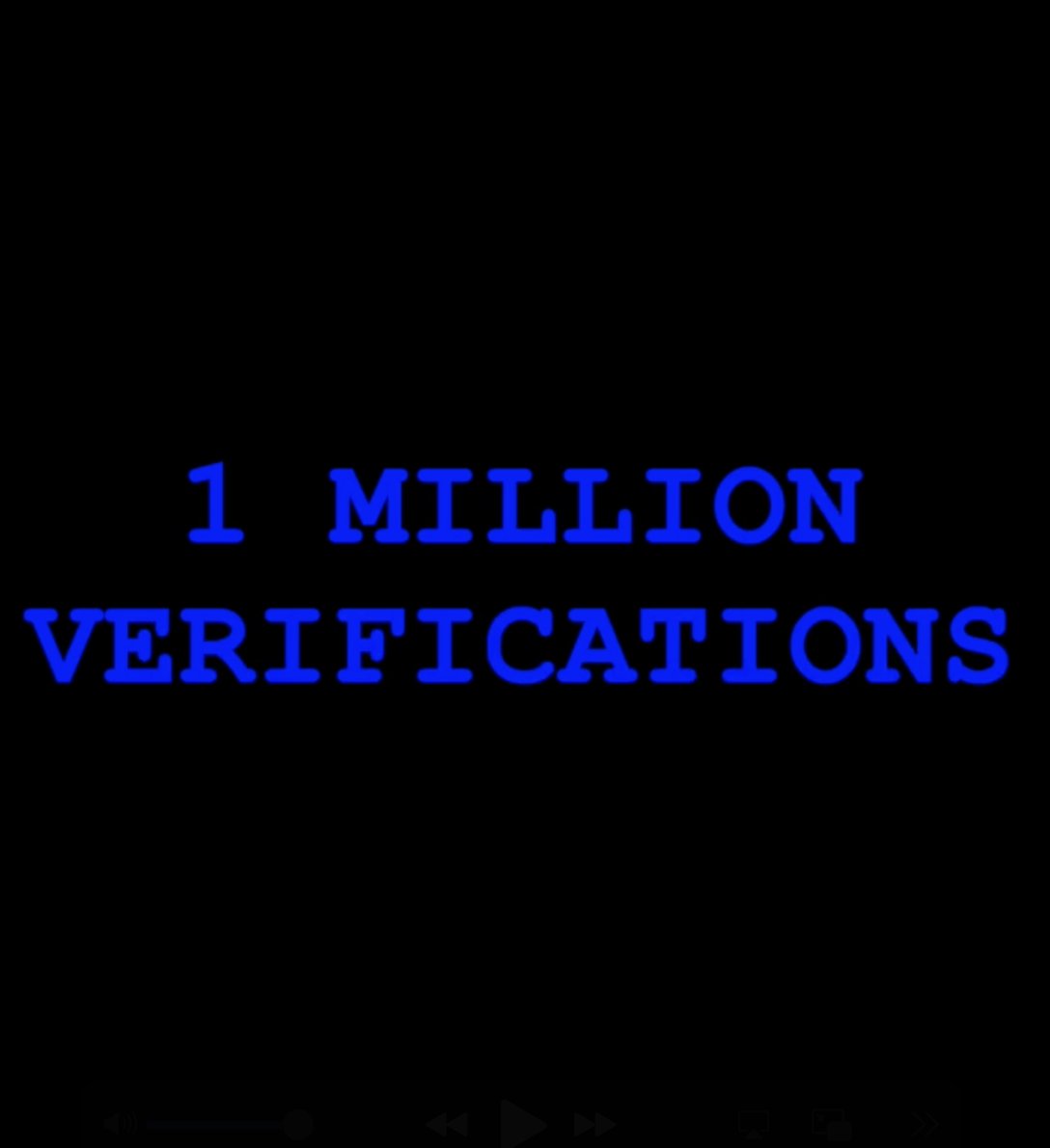 1 Million Verifications on Reclaim Protocol! To every client who trusted us, every investor who backed us, and every believer who cheered us on - thank you.