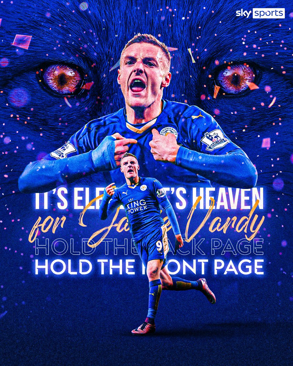 "It's HEAVEN for Jamie Vardy" 😲 Relive the moment the Leicester legend broke the Premier League consecutive goal-scoring streak record against Manchester United ⚽️