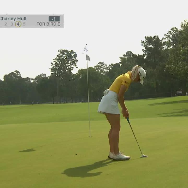 Make that -2 thru 4 👊 Charley Hull making birdie look seamless