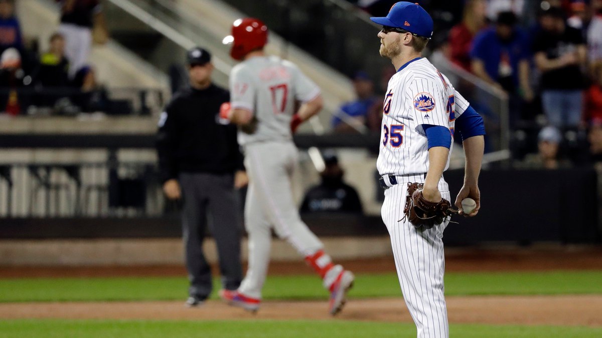 5 years ago today, Rhys recorded the slowest HR trot in MLB history after the Mets threw at his head... we used to lead MLB in spite and contempt but now its just blown saves and runners left on base 😭😭😭