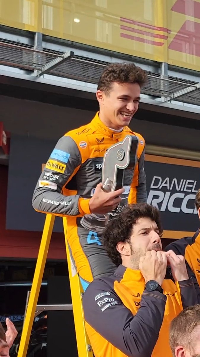 3 years ago today at Imola… The only non-Red Bull, Mercedes and Ferrari driver to stood on the podium in the 2022 season 🧡