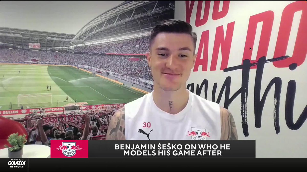 .RB Leipzig’s Benjamin Šeško opens up about the professional player he admired most growing up 🥹