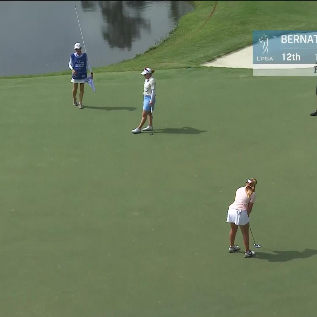 2025 Augusta National Women's Amateur champion Carla Bernat Escuder's game is in fine shape 😤 Tune in on Golf Channel to see how the amateur finishes Round 1!