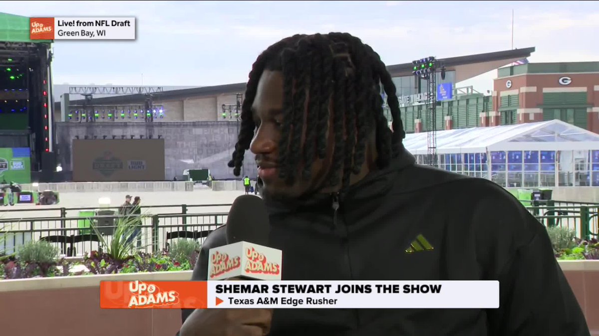 Texas A&M Edge Rusher Shemar Stewart is loving the comp to Vikings DE Danielle Hunter “He just signed THE phattest contract!” 😂 Kay Adams