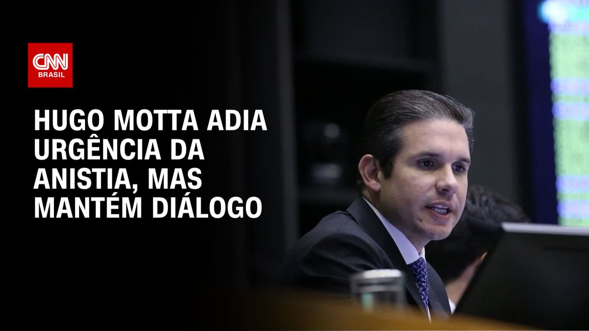 Hugo Motta decide não pautar urgência de anistia; assista #BastidoresCNN