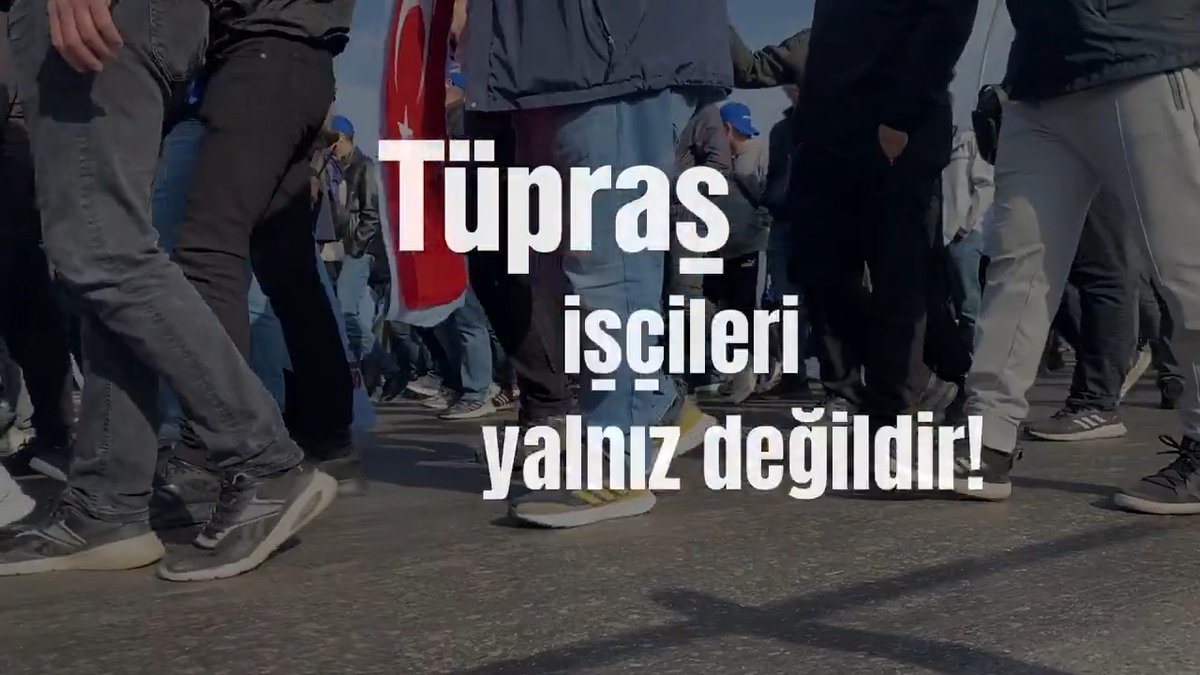 #TÜPRAŞ işçilerinin yanındayız!