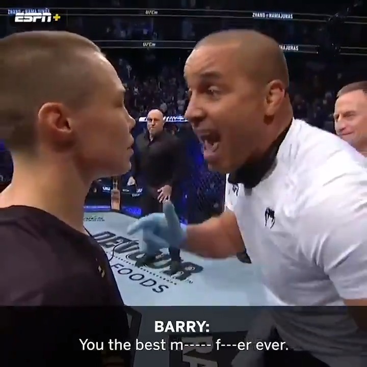 Rose Namajunas telling herself "I'm the best" and then going out and knocking out Weili Zhang will always be cool 🥹