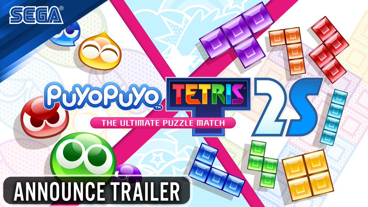 🧩 The Ultimate Puzzle match, now enhanced! Puyo Puyo™ Tetris® 2S - PRE-ORDER NOW! Drops June 5, on Nintendo Switch 2 - Brand-new Puyo Tetris Doubles Mode – compete in 2v2 battles with pairs using a single board - New ways to play utilizing mouse controls on the Joy-Con 2 - Featuring 40 characters, including Sonic the Hedgehog! Learn more!