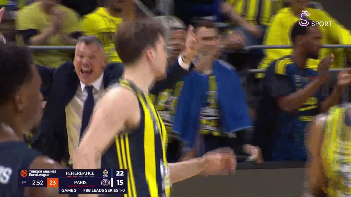🟡🔵 Tarık Biberovic ilk şutunda isabeti buldu!