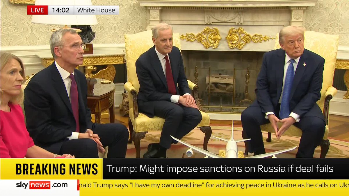 Donald Trump hints that Ukraine may have to cede territory in a possible peace deal between Russia. 📺 Sky 501, Virgin 602, Freeview 233 and YouTube