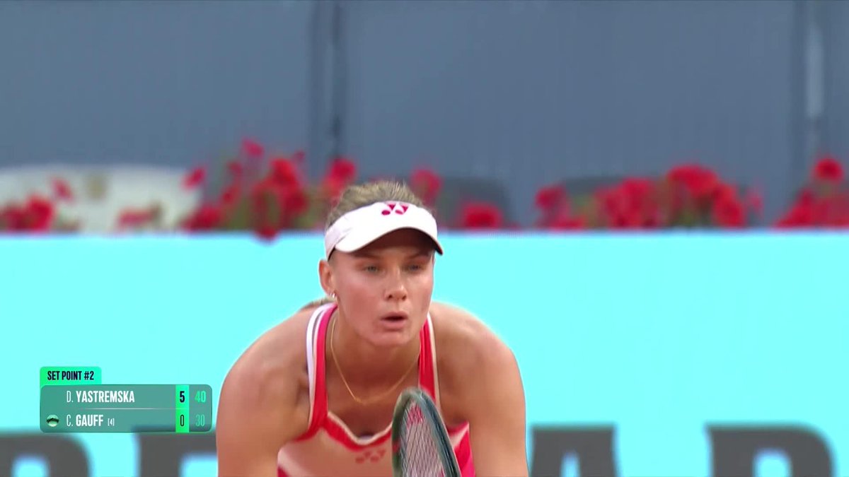 A dominating start from Yastremska 👏 Dayana Yastremska | #MMOpen