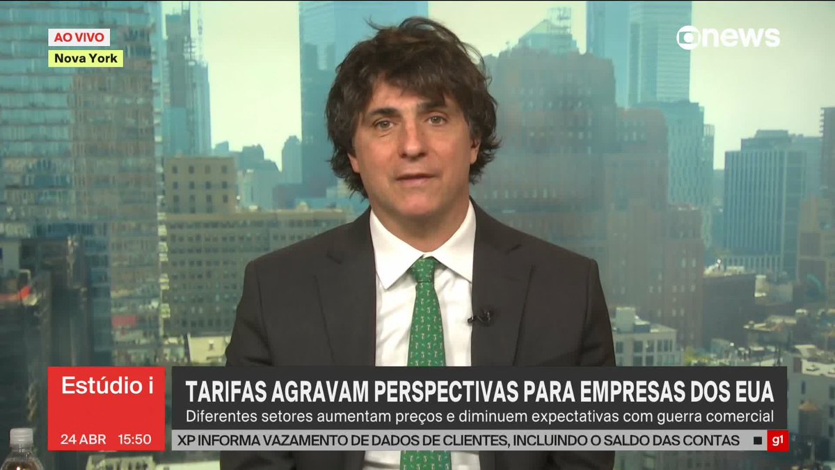 "No primeiro mandato do Trump, ele tinha muitos defensores, inclusive no Brasil (...). Mas, dessa vez, mudou. Mudou por causa, acima de tudo, das tarifas (...). Ele perdeu muito do apelo internacional", comenta Guga Chacra. ➡ Assista ao #Estúdioi: #GloboNews