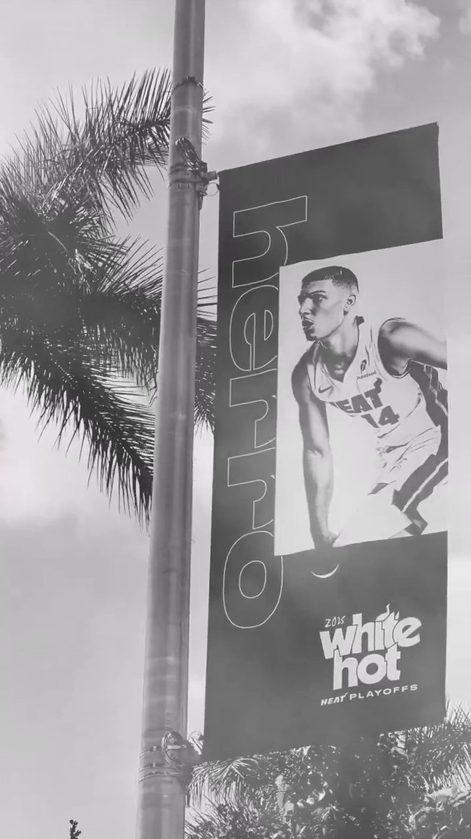 The white noise is getting louder and louder... which means the #WhiteHot Playoffs are coming to Miami 👀 Wear white and secure your tickets -