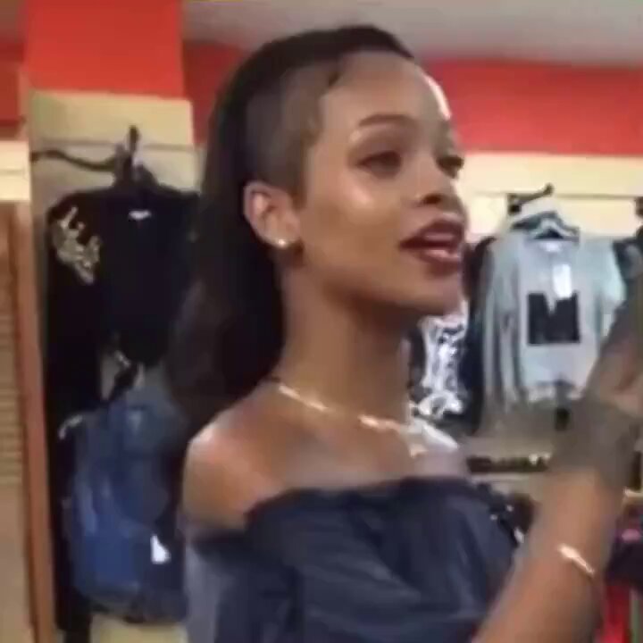 2. Rihanna pretending to remember a fan from Monaco.
