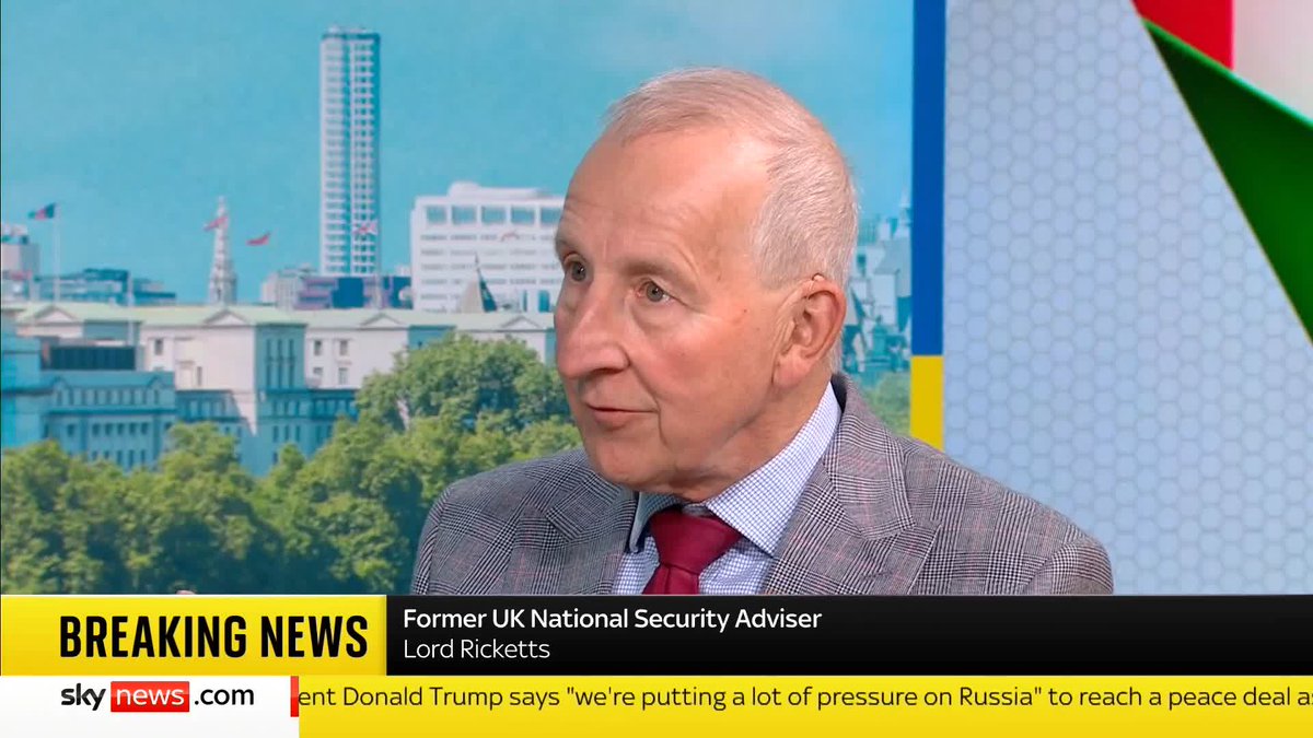 "If he can't get a deal, I think he's close to the point where he's going to say 'I'm going to walk away from this and leave it to the Europeans'." Peter Ricketts on whether Donald Trump will remain engaged in Russia-Ukraine negotiations. #PoliticsHub