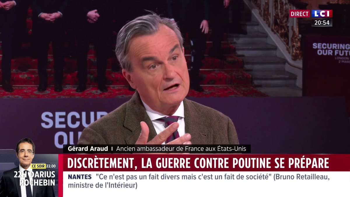 Guerre en Ukraine : « Si demain, Zelensky est trop négatif, oui, Trump peut tout lâcher » estime Gérard Araud ▶️ Darius Rochebin