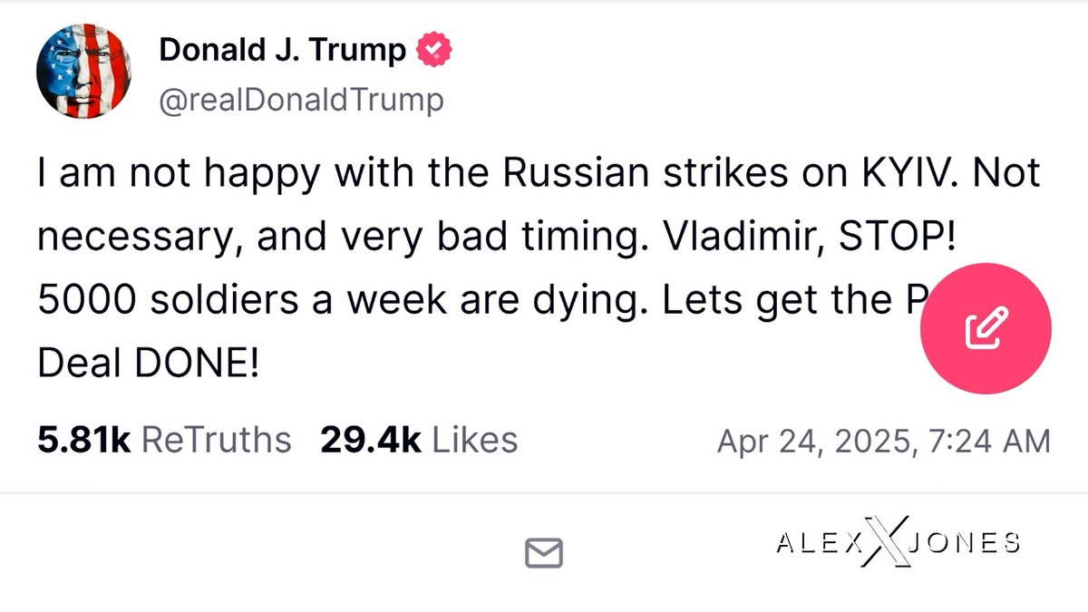 BREAKING: “Vladimir, STOP!” Trump Slams Russian Attack On Ukraine Capital, Demands “Let’s Get The Peace Deal DONE!” » LIVE X STREAM: