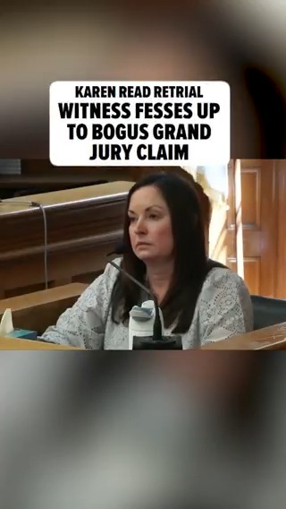 SHOCKING moment in the #KarenRead retrial: her defense team got one of the prosecution's key witnesses to admit a major part of her testimony to the grand jury that indicted Read wasn't true at all. FULL STORY HERE: