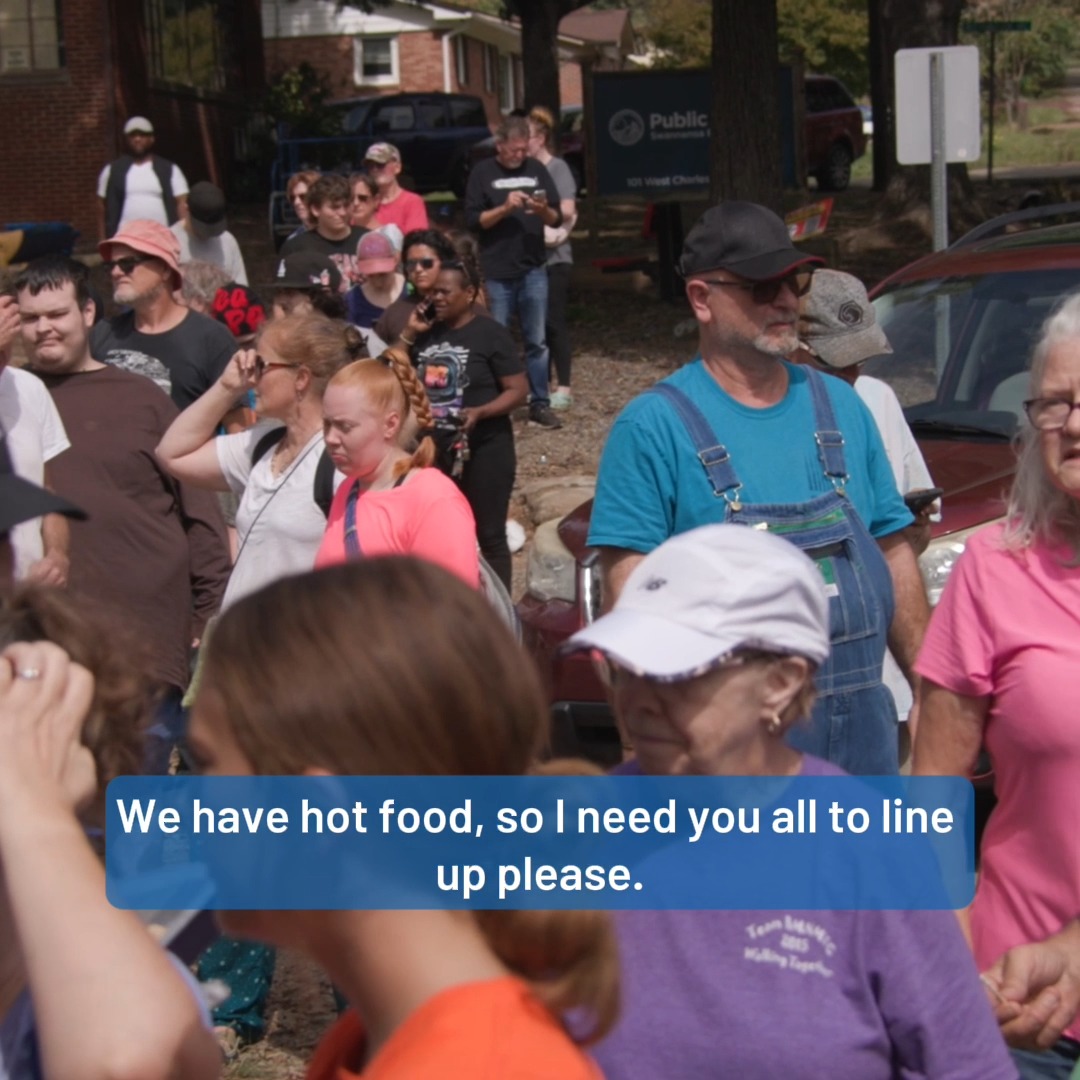 Many people ask us how WCK can scale so big, so fast after disaster. Our response in North Carolina after Hurricane Helene is a prime example. Here, restaurants and members of our Chef Corps in Asheville were managing the impact of the hurricane on their own lives and neighborhoods while immediately stepping up to cook for their neighbors. Together, we pooled their strength to go bigger and reach widespread communities in need. Whether it's here in NC or on the other side of the world, empowering and equipping local leaders in the community drives relief efforts and gets food to families who need it most. #ChefsForNorthCarolina