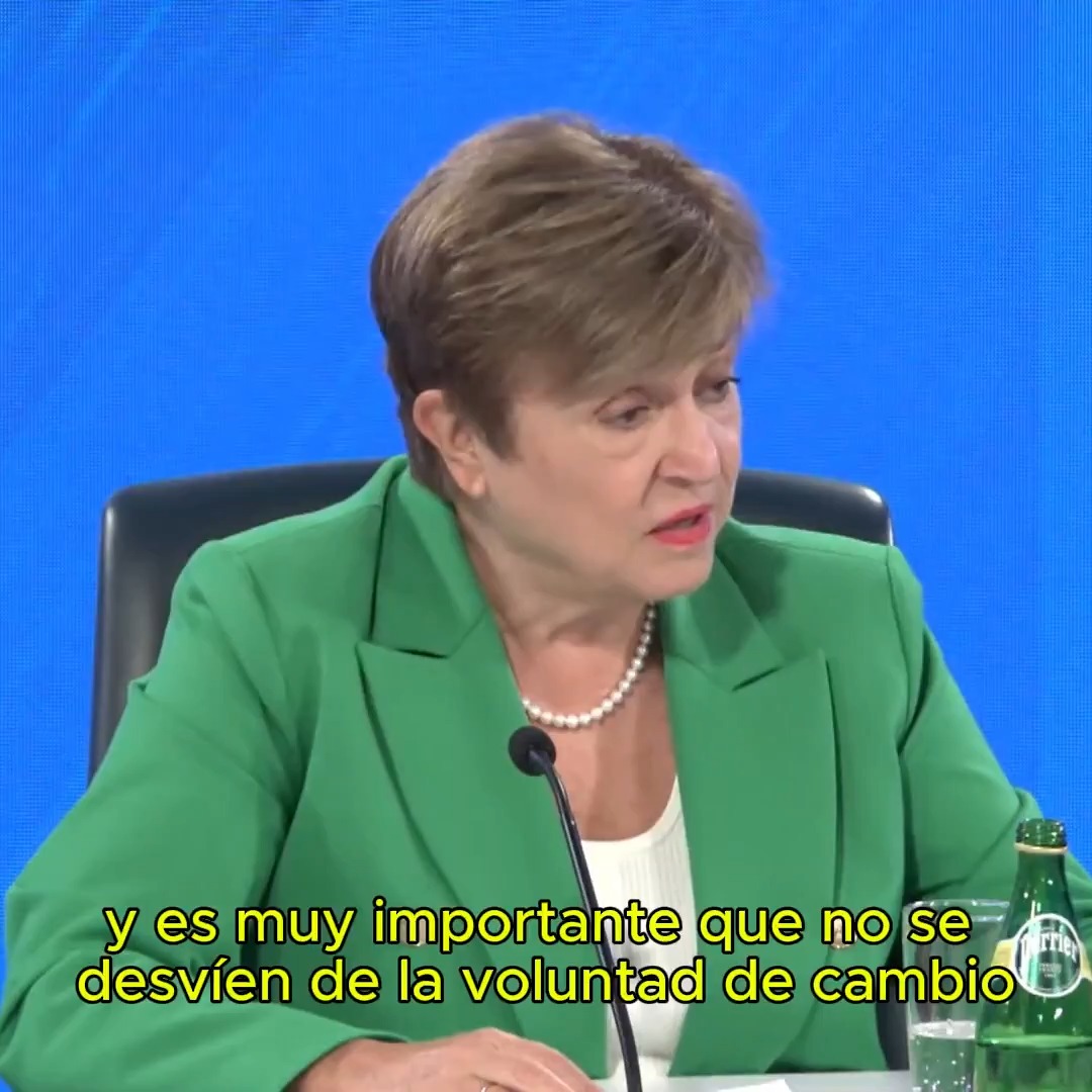 "El FMI": Por las declaraciones de su directora Kristalina Georgieva sobre las próximas elecciones en Argentina