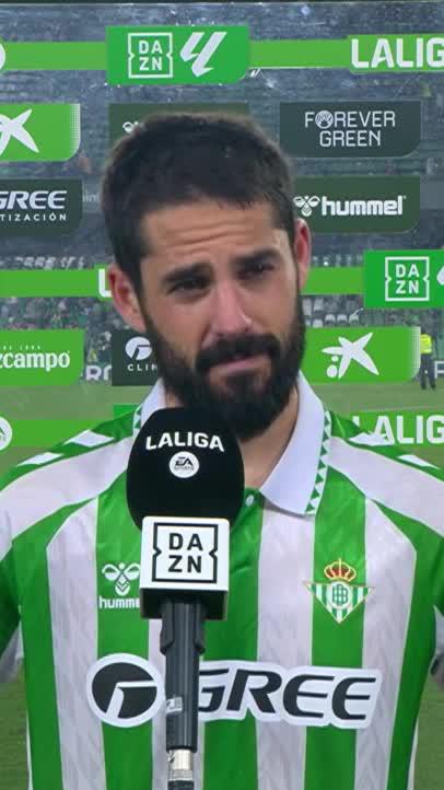 🗣️ "Agradecido desde el minuto 1 de la oportunidad que me dio el Betis" El amor de ISCO ALARCON por el Real Betis Balompié 🌴💚 NO TIENE LÍMITE 💚🤍 #LALIGAenDAZN ⚽