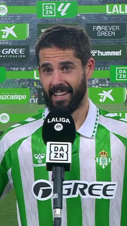 "Ojala terminar quinto... o cuarto a final de temporada" 👀 El Real Betis Balompié 🌴💚 duerme en Champions e ISCO ALARCON quiere más 🟢⚪ #LALIGAenDAZN ⚽