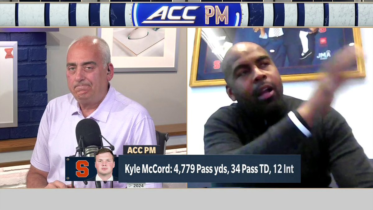 “Kyle should be getting picked in the first round.” Fran Brown makes his case for Kyle McCord to be a first-round pick 🍊 Fran Brown | Syracuse Football