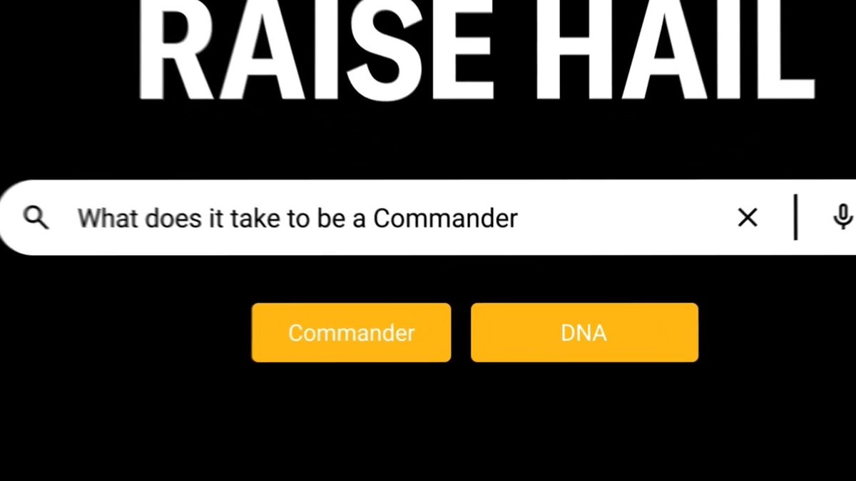 What does it take to be a Commander? #RaiseHail