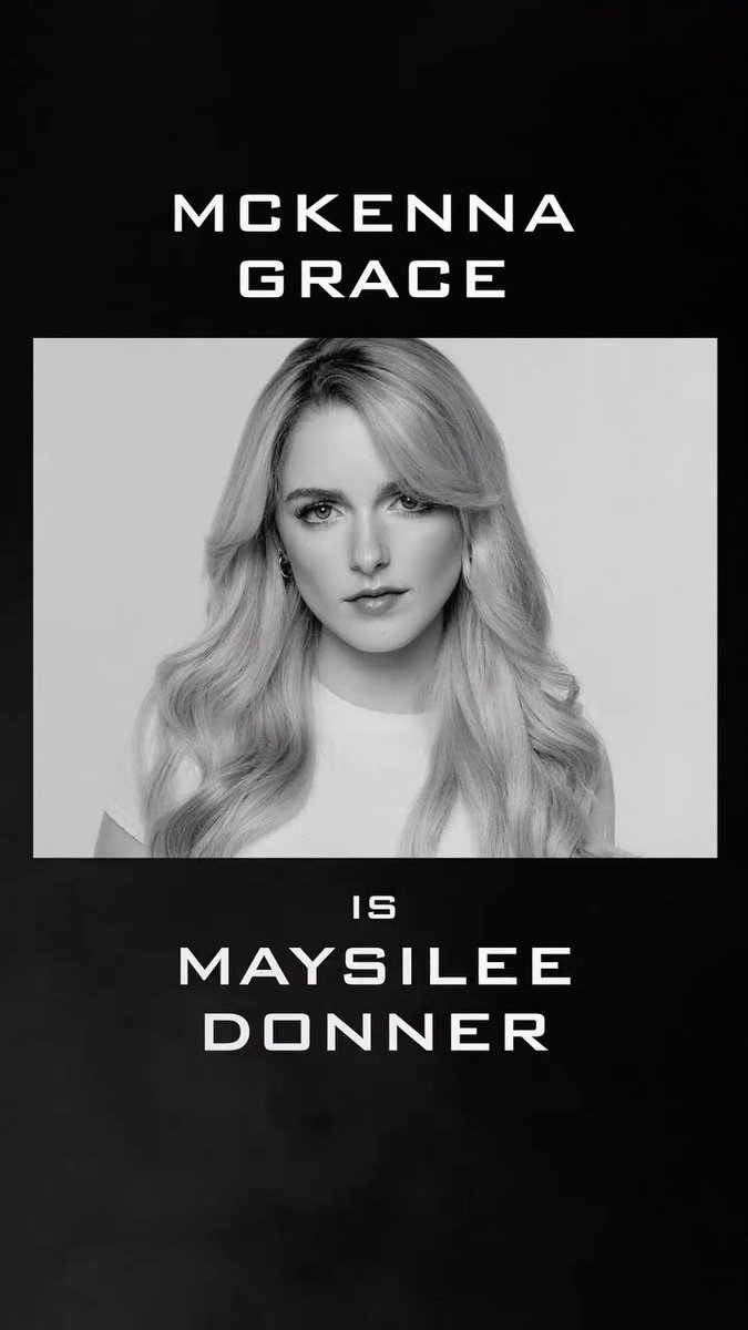 Mckenna Grace has been cast as Maysilee Donner in #TheHungerGames: Sunrise on the Reaping.
